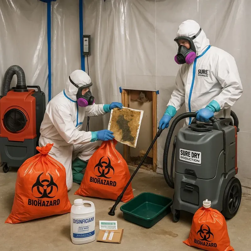 Contaminated Water Handling Protocols process in Terrell Hills, TX